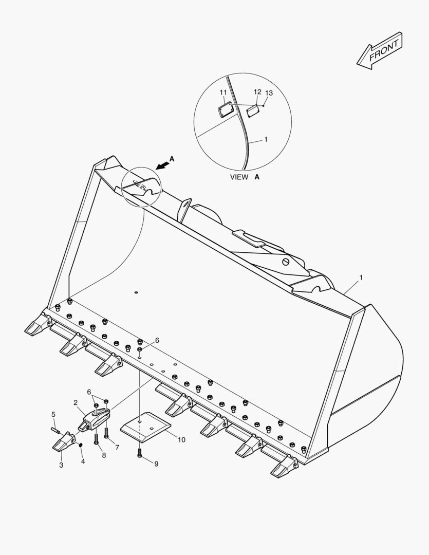 5660 BUCKET - 4.2гЋҐ - TOOTH