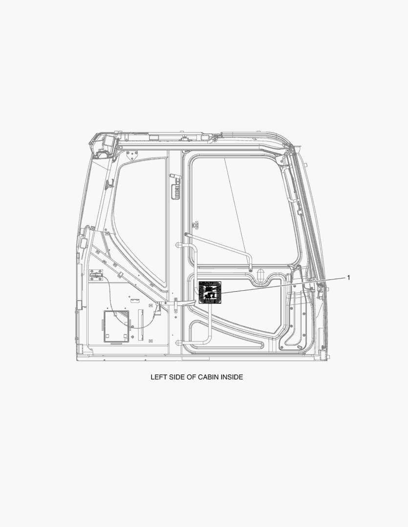Спецтехника 5380 DECAL - LUBRICATION(EUROPE) - ARTI [5557~]