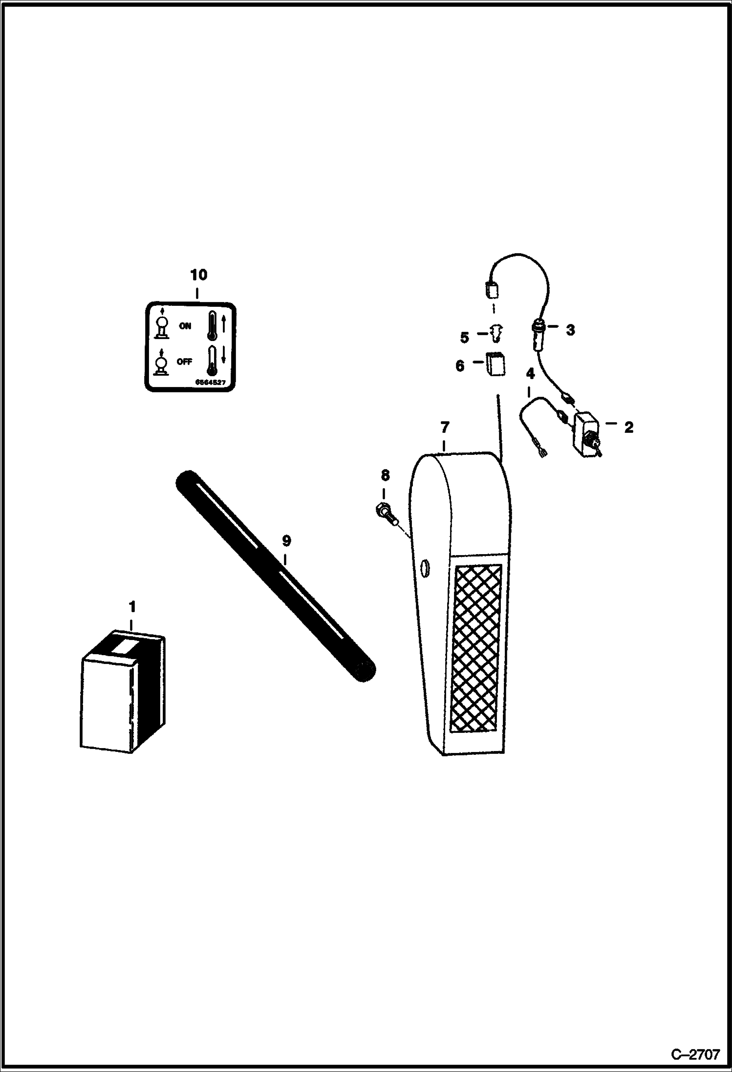 КОМПЛЕКТ ОБОГРЕВАТЕЛЕЙ (КРАСНАЯ ТОЧКА ЦЕЛЕУКАЗАТЕЛЯ)