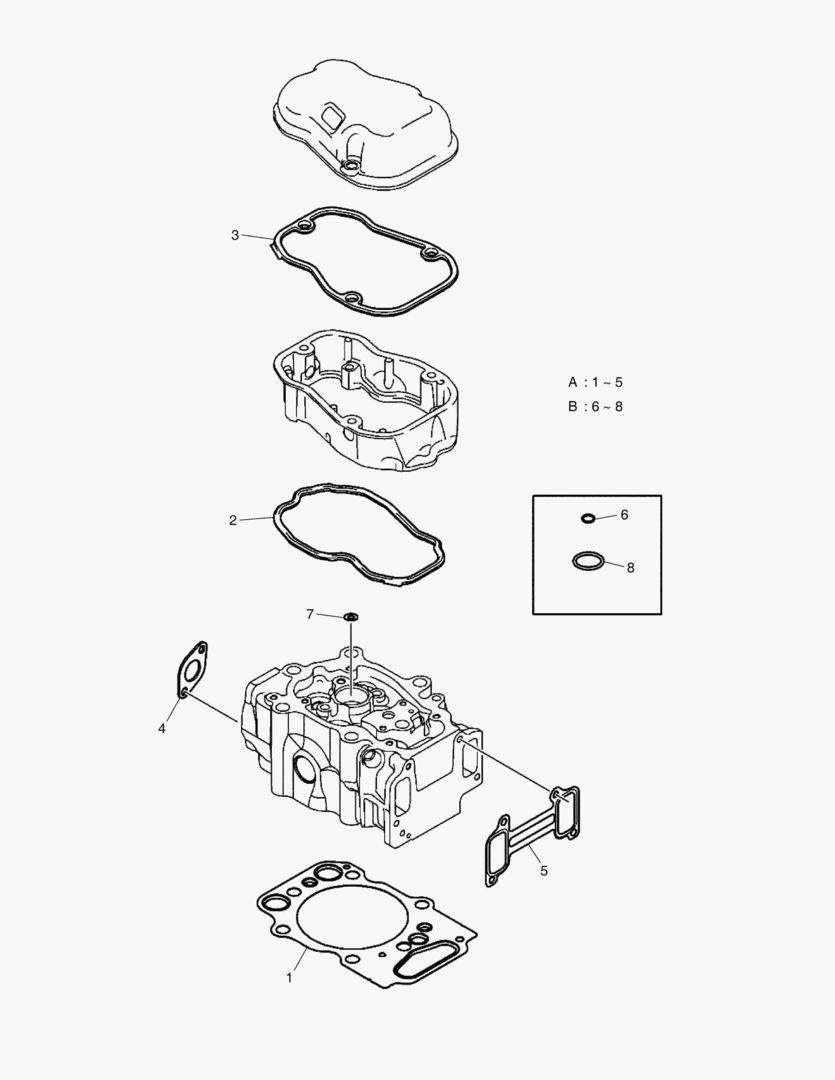 030 GASKET KIT,CYLINER HEAD