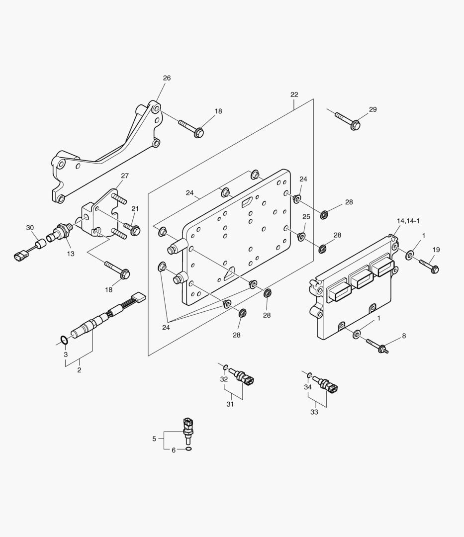 УСТАНОВКА ECU (T-3)