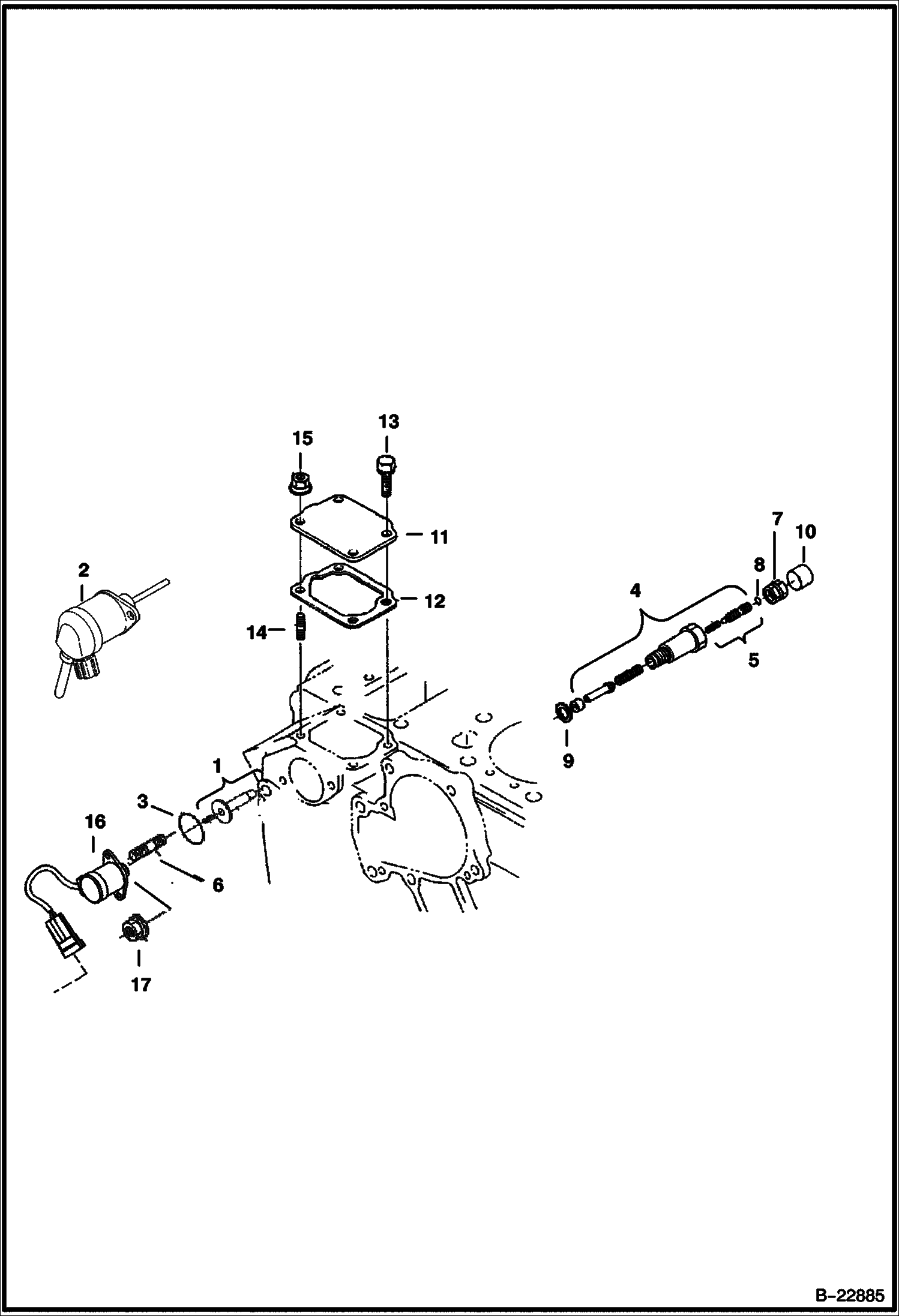 РЫЧАГ ОСТАНОВА ДВИГАТЕЛЯ