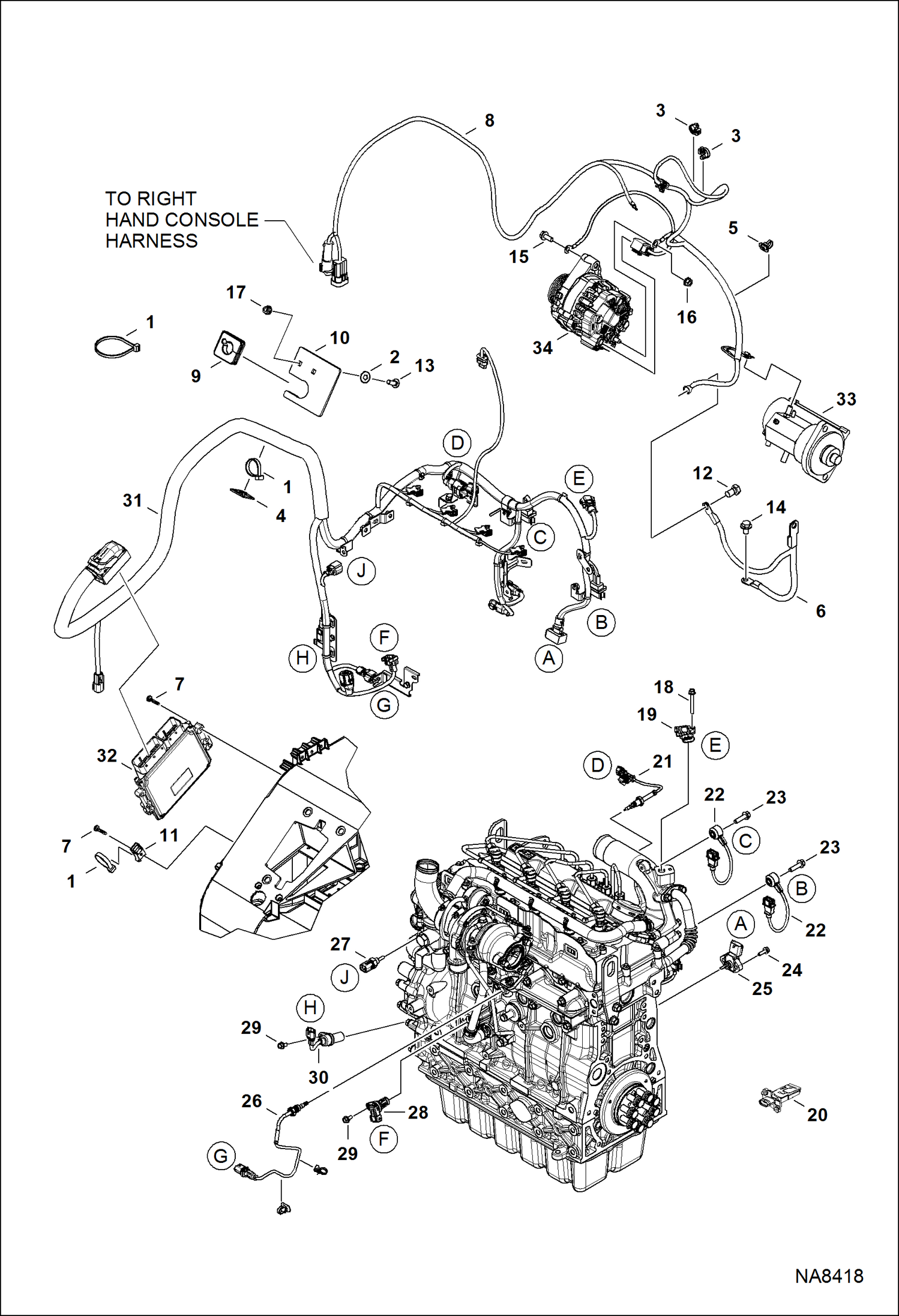 ЭЛЕКТРИЧЕСКАЯ СИСТЕМА ДВИГАТЕЛЯ