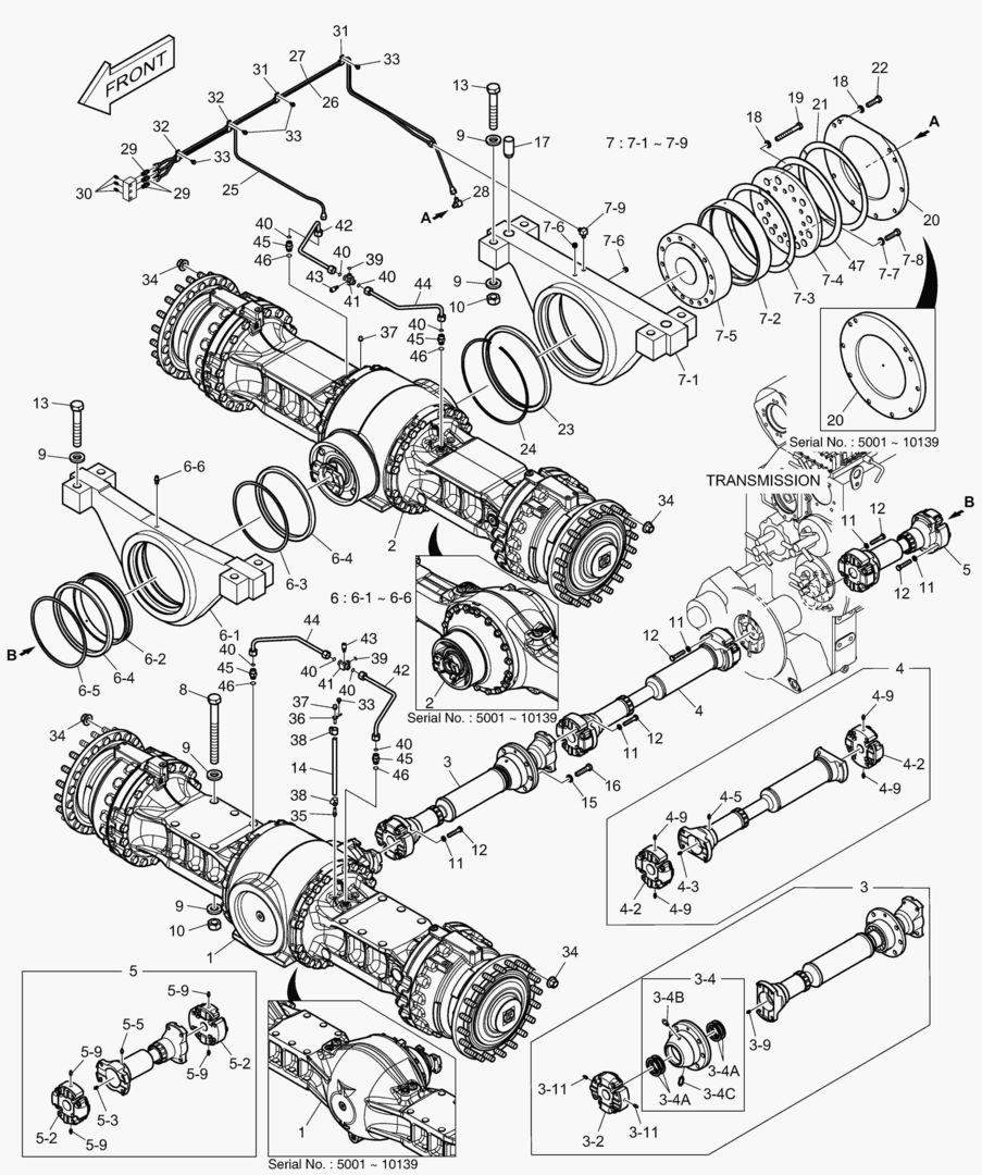 1170 AXLE & DRIVE SHAFT