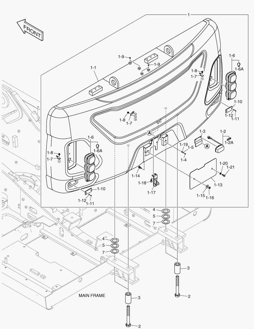 1110 COUNTER WEIGHT - 4TON