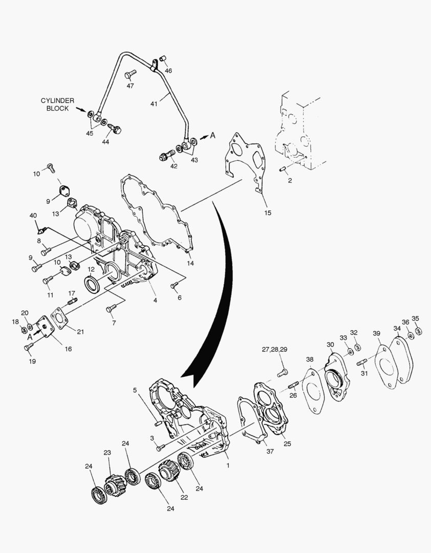 002 TIMING GEAR CASE [1~1381]