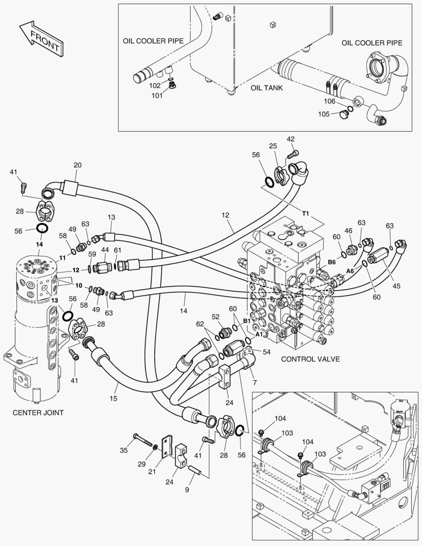 1280 MAIN PIPING(4) - TRAVEL [1001~1017]