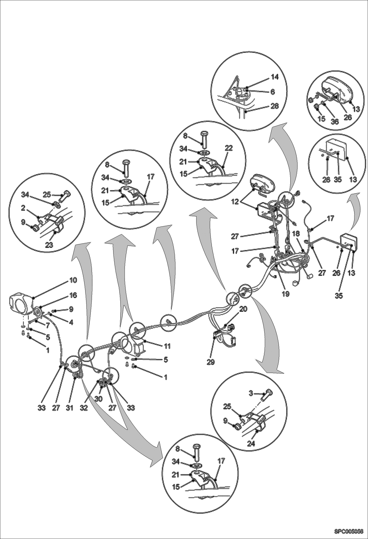 ЭЛЕКТРИЧЕСКАЯ СХЕМА (РАМА ШАССИ)