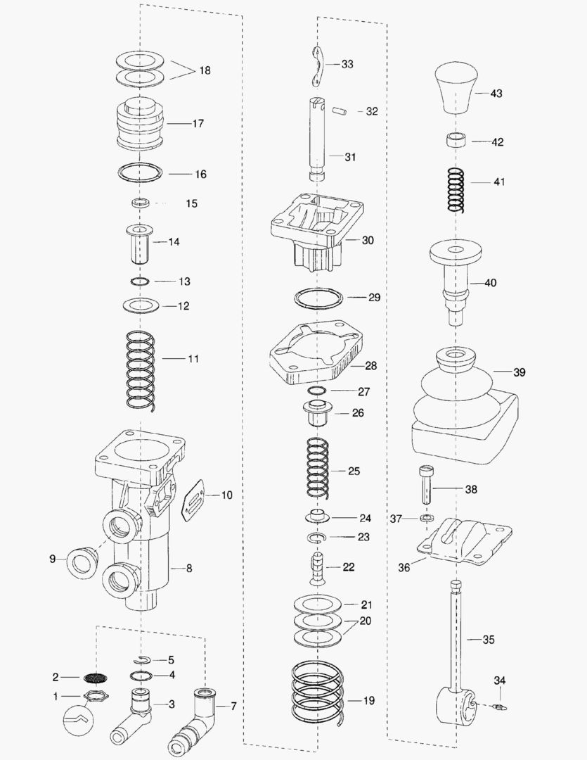 G170-6 PARKING BRAKE VALVE
