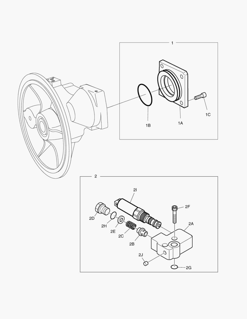ОСНОВНОЙ НАСОС - КРЫШКА