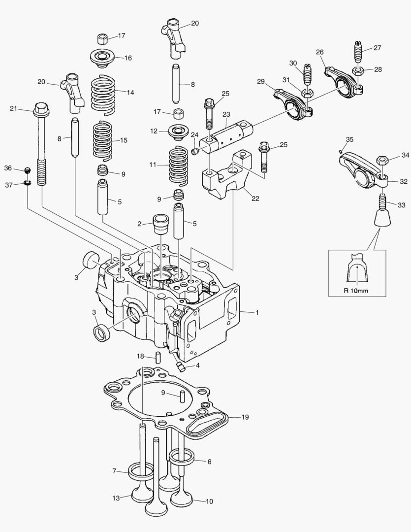 G010-16 CYLINDER HEAD