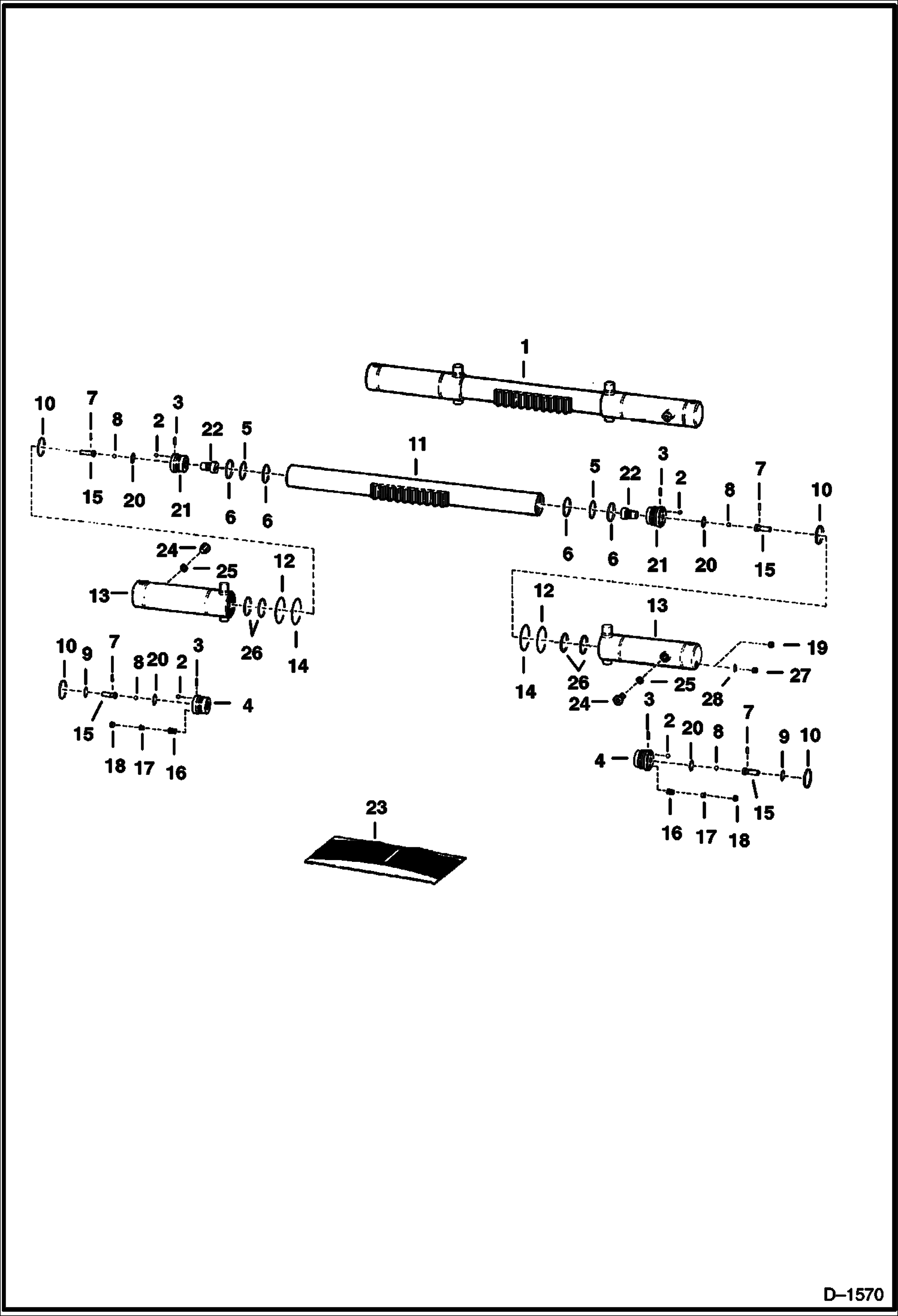 ЭКСКАВАТОР-ПОГРУЗЧИК (ЦИЛИНДР ПОВОРОТА) (911)