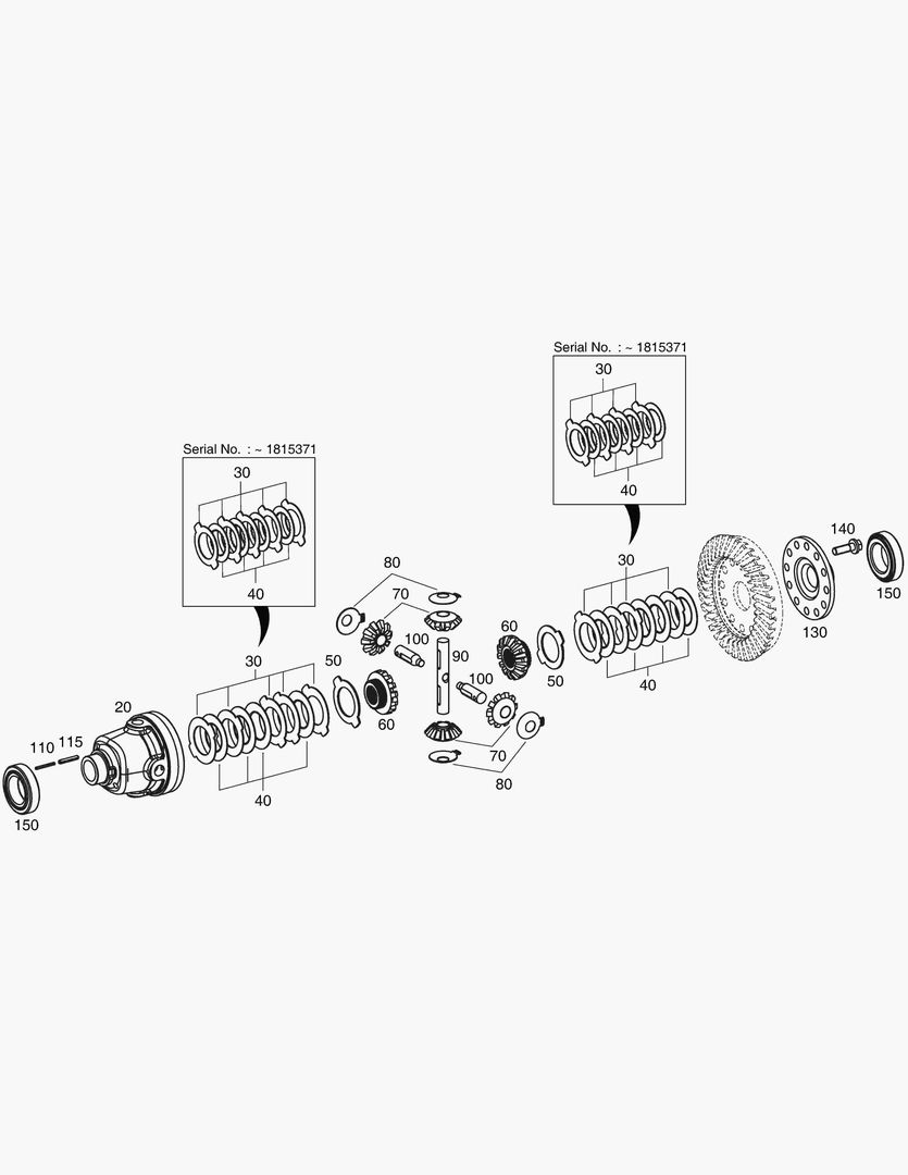 Спецтехника 3610 LIMIT SLIP DIRRERENTIAL - REAR AXLE [5185~10184] - главное фото