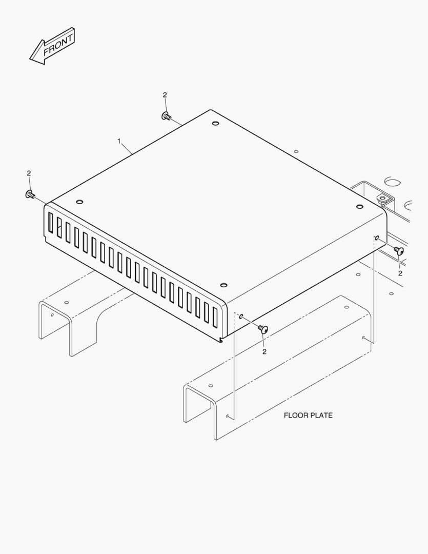 7120 SEAT BASE - ROPS
