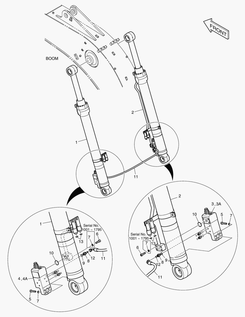 ГИДРОСИСТЕМА СТРЕЛЫ - ГИДРОЗАМОК