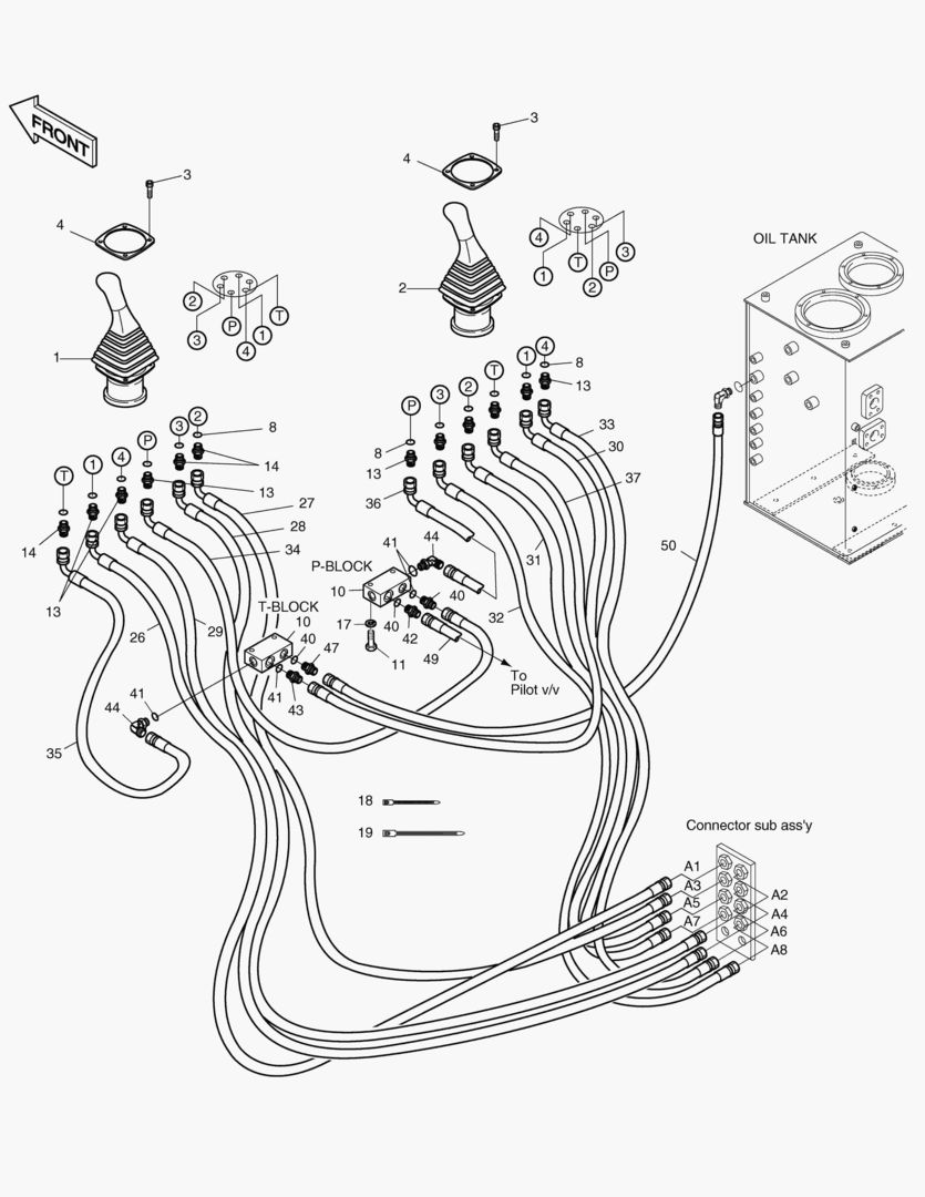 ТРУБОПРОВОД СЕРВОУПРАВЛЕНИЯ-НАПОЛЬНАЯ ПЛИТА SUB.(1)