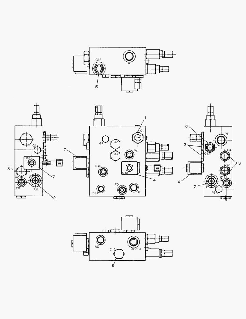 Спецтехника 9600 BRAKE SUPPLY VALVE [1~97] - главное фото