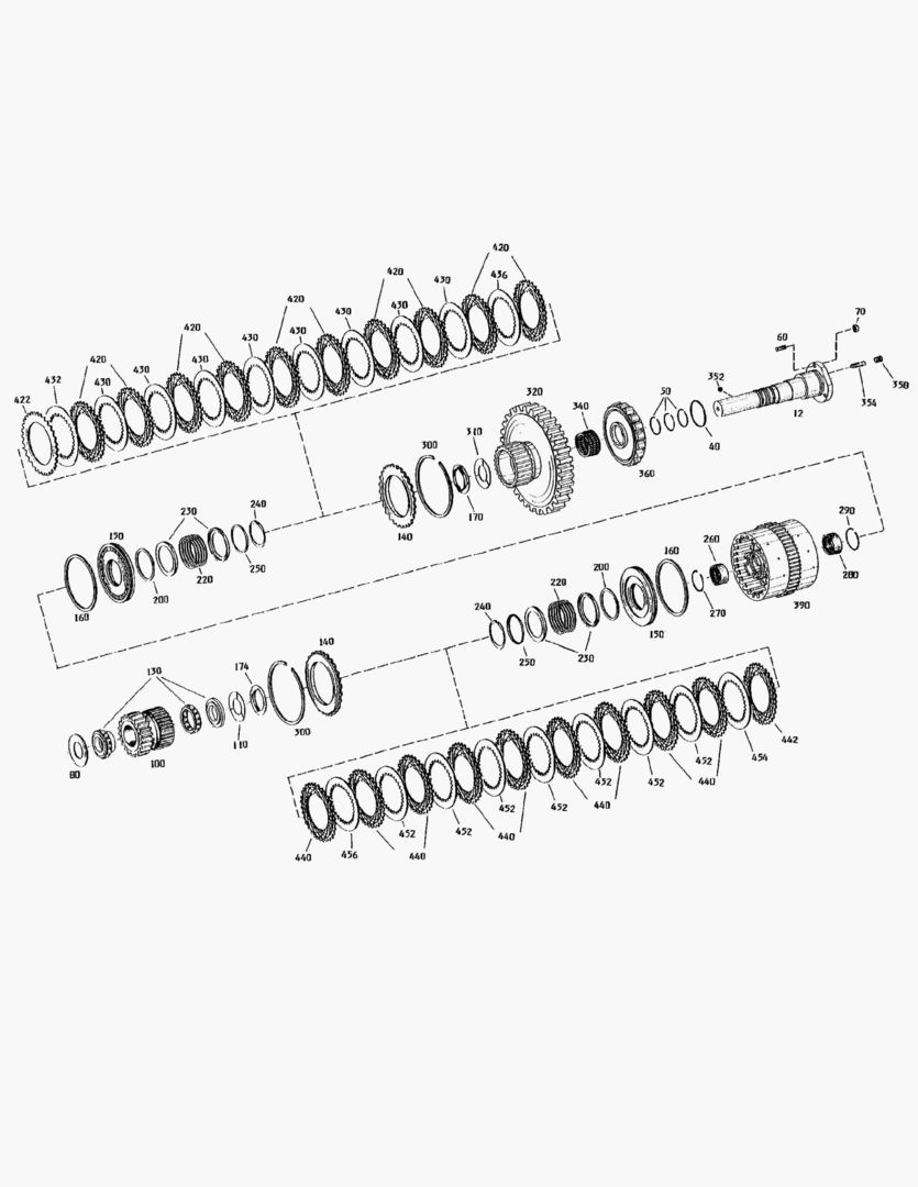 G020-21 CLUTCH AS K3 + K4