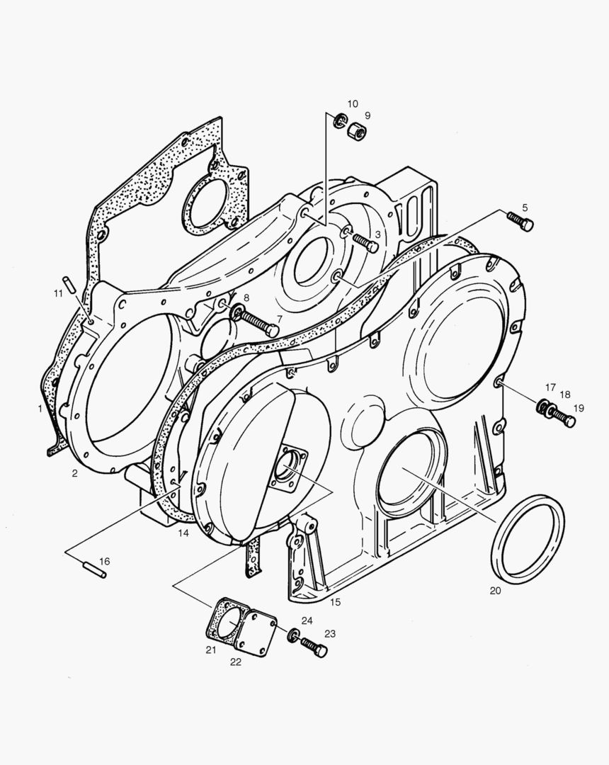КАРТЕР РАСПРЕДЕЛИТЕЛЬНЫХ ШЕСТЕРЕН