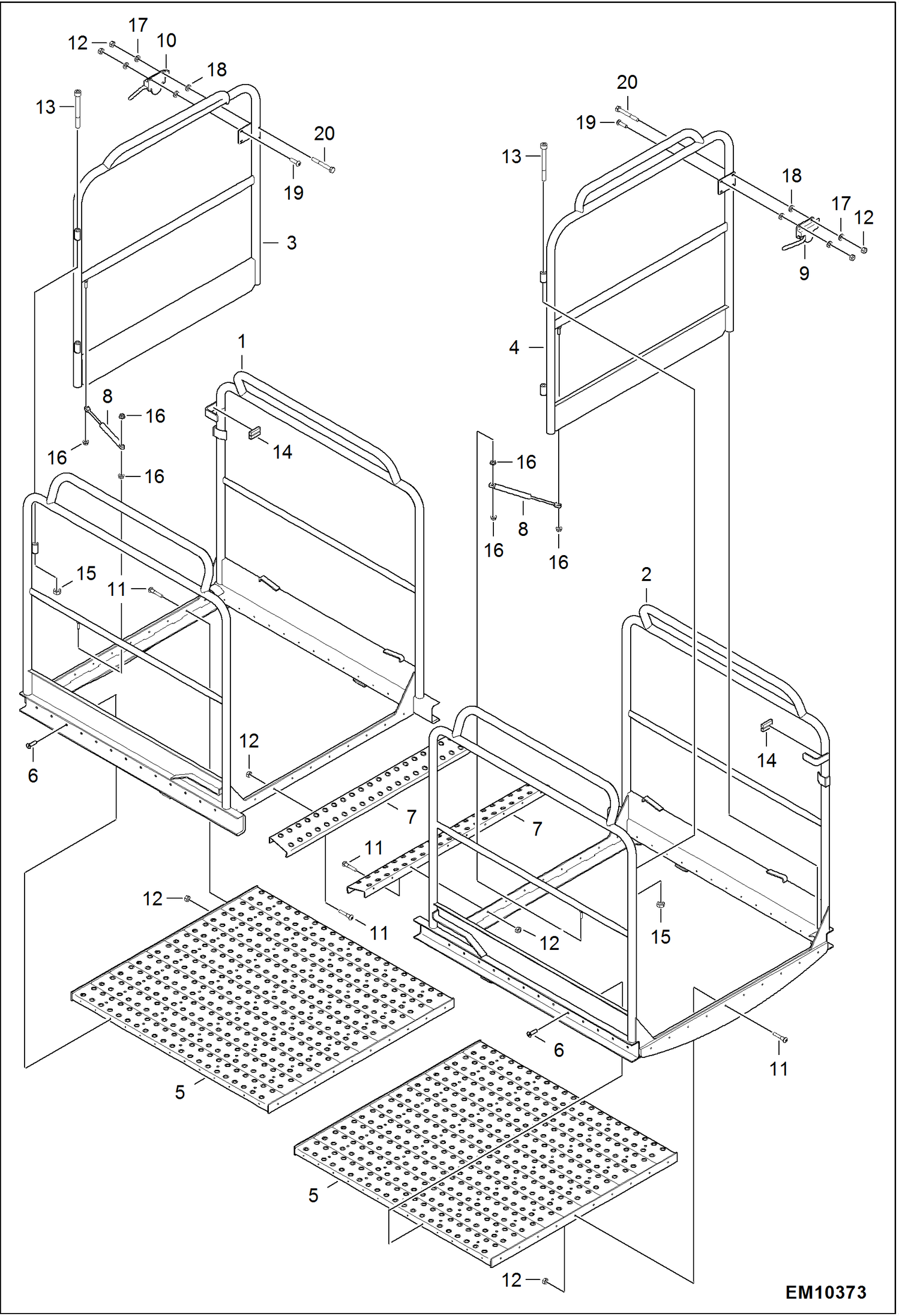 ОСНОВНАЯ ПЛАТФОРМА (ВЫДВИЖНЫЕ УСТРОЙСТВА) (СЕРИЙНЫЙ НОМЕР A6SH00101 И ВЫШЕ)