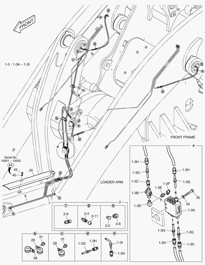 5900 LUBRICATION - FEEDER(TILT LEVER,LONG BOOM)
