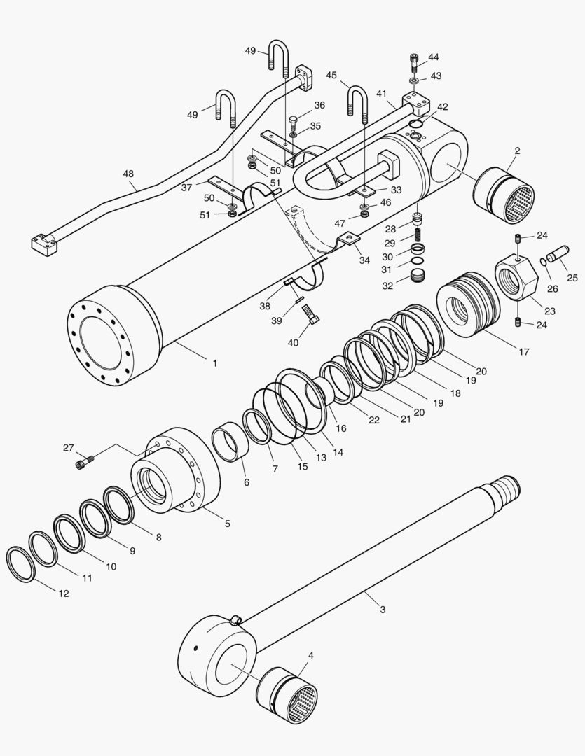4361 ARM CYLINDER - LOCK VALVE(BOOM 7.1m) [10226~]