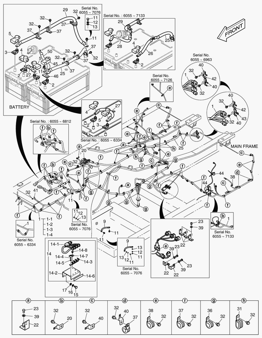 1901 ELECTRIC PARTS - WIRING HARNESS [6055~]