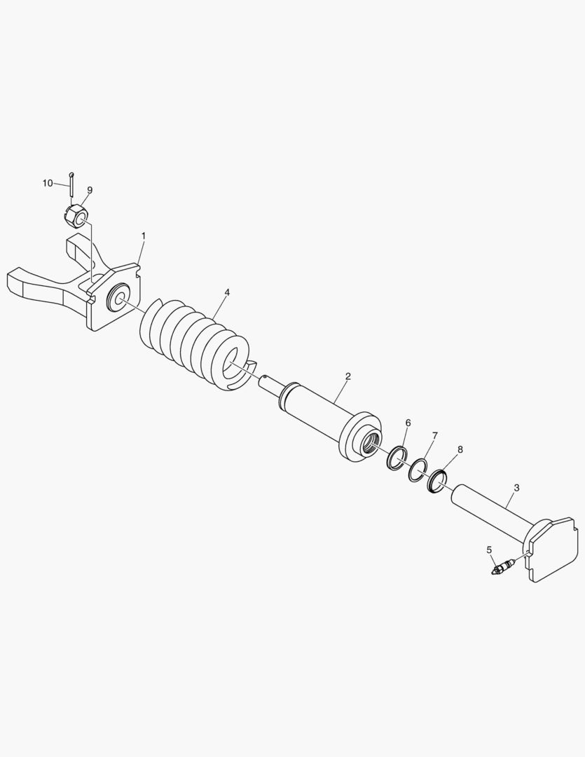 2200 TRACK SPRING R.H