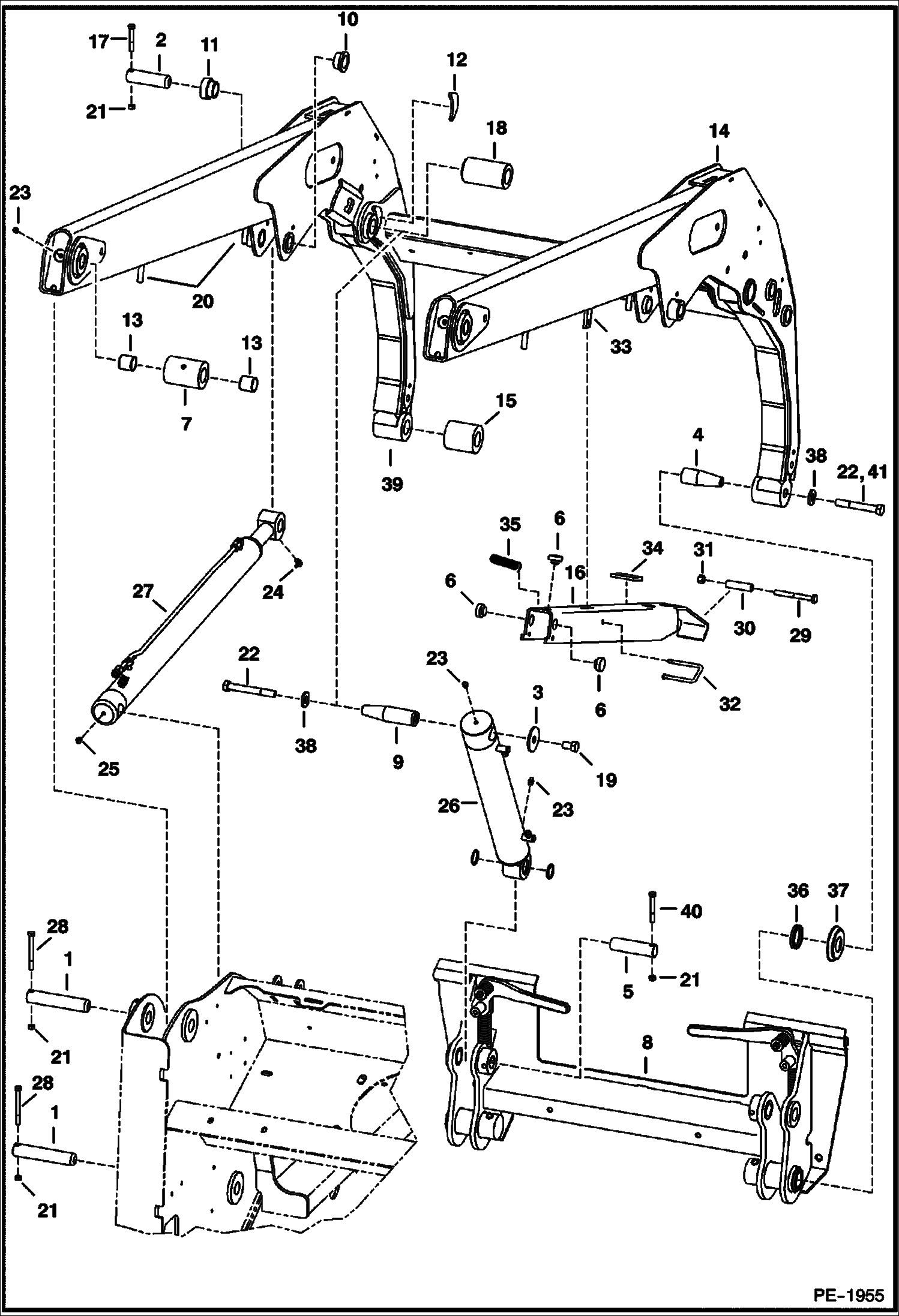 Схема ПОДЪЕМНАЯ РУКОЯТЬ И BOB-TACH