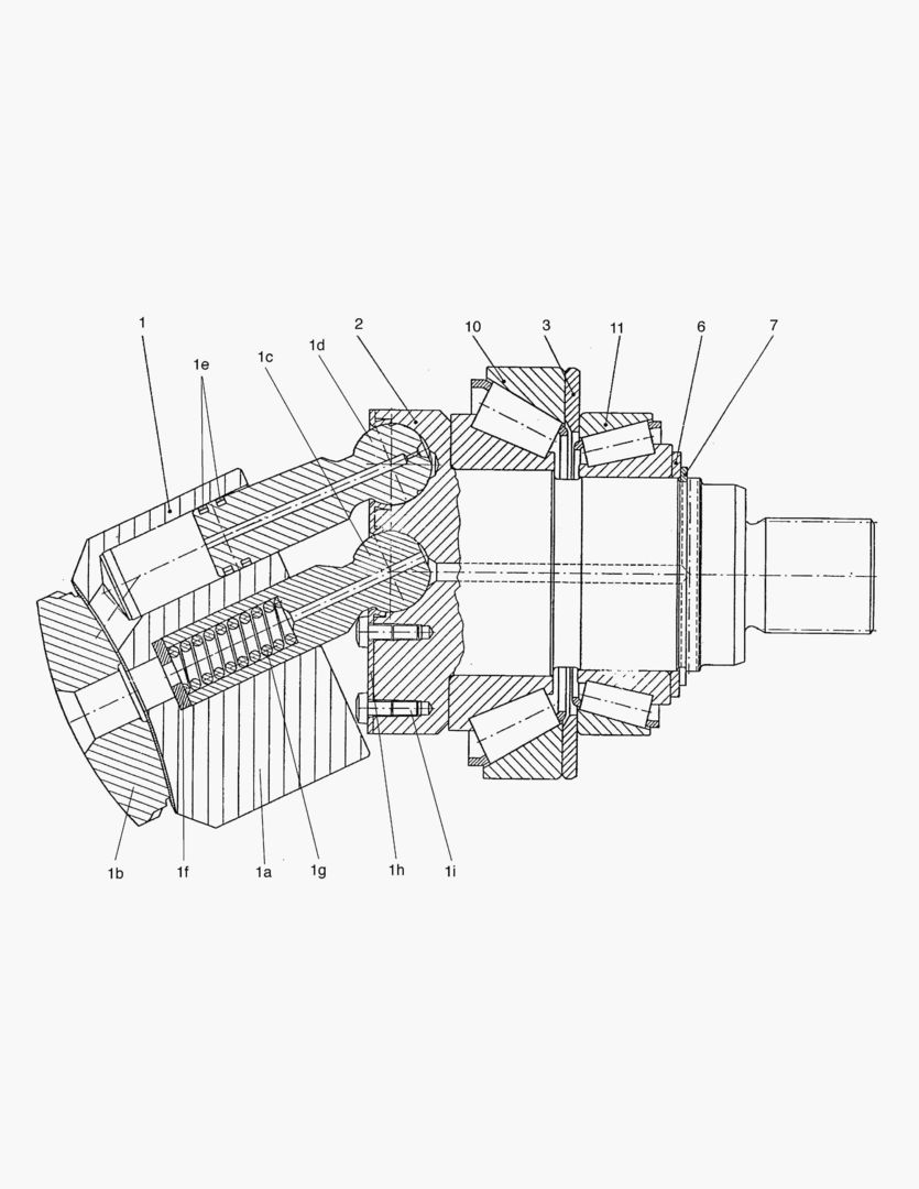 6321 TRAVEL MOTOR-ROTARY GROUP [49~]