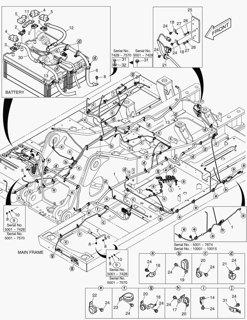 7740 ELECTRIC WIRING - ROPS [5001~7748]
