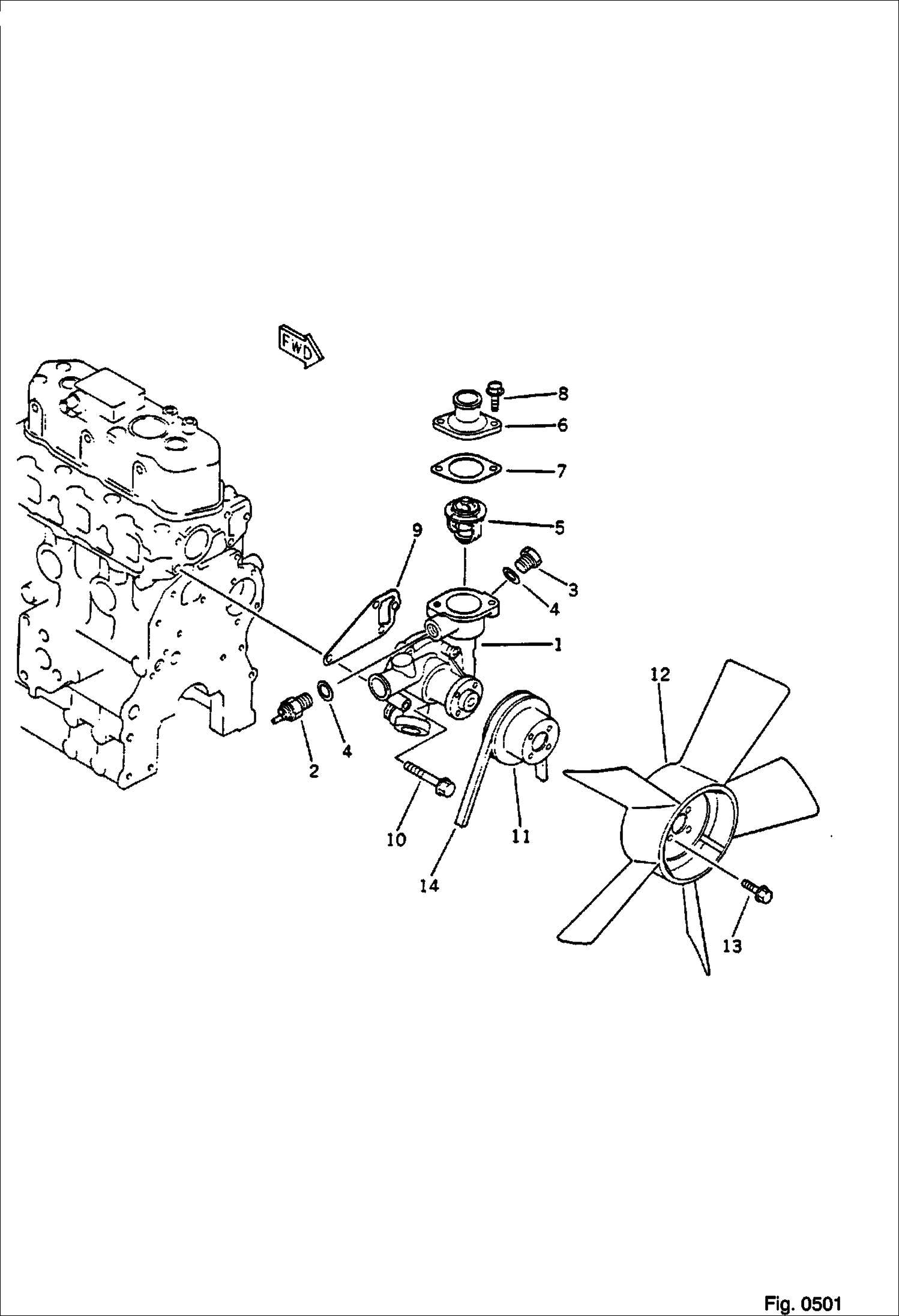 ВОДЯНАЯ ПОМПА И ВЕНТИЛЯТОР ОХЛАЖДЕНИЯ