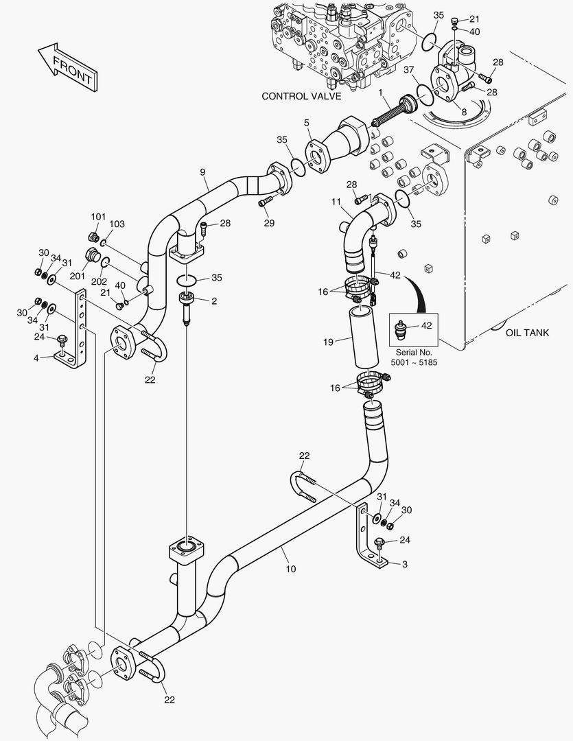 ТУБОПРОВОД МАСЛЯНОГО РАДИАТОРА(2)
