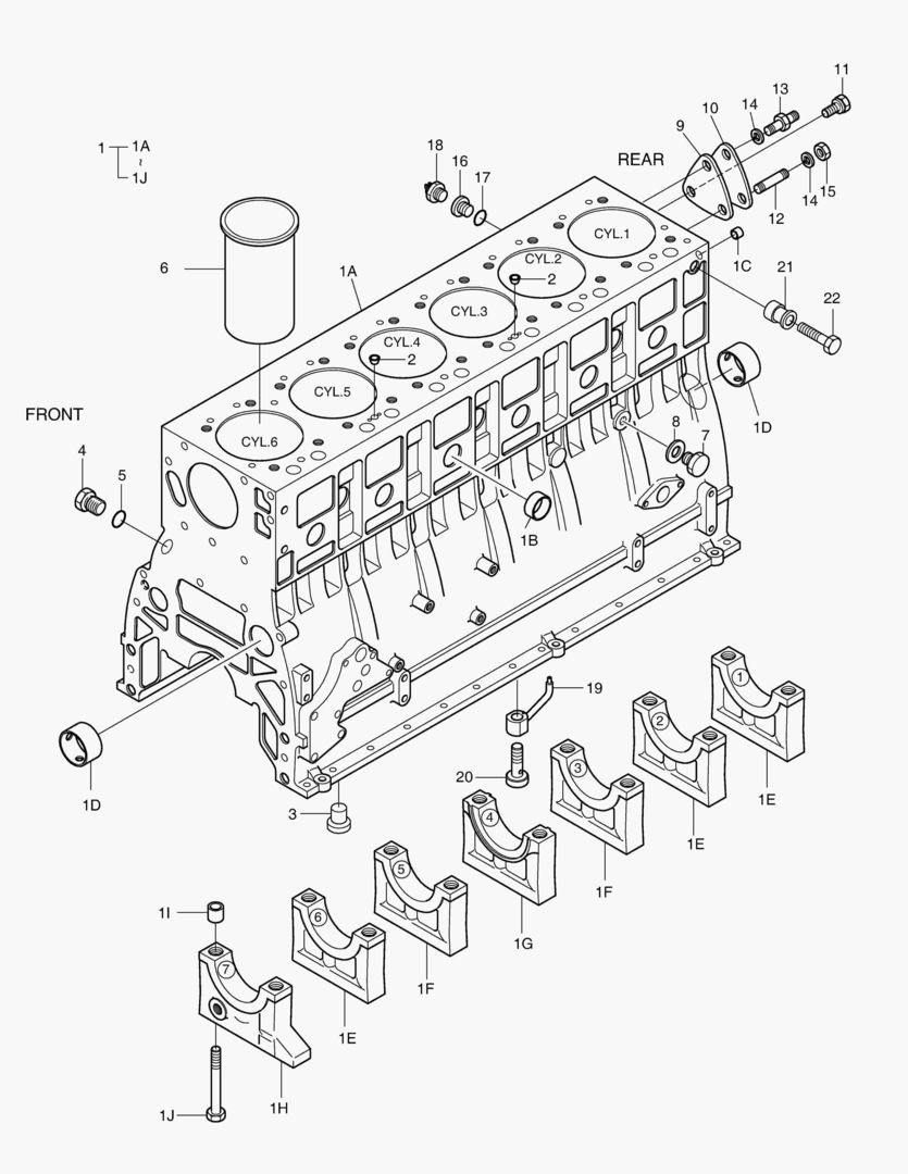 БЛОК ЦИЛИНДРОВ