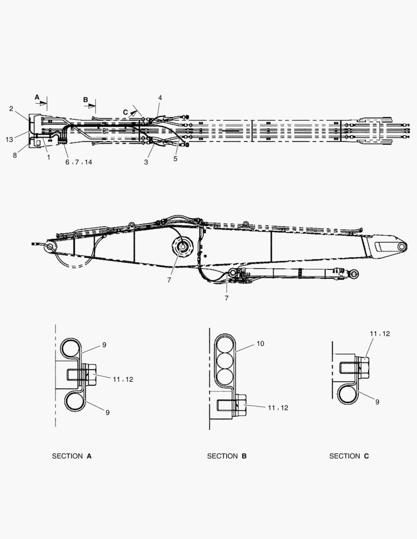 ТРУБОПРОВОД СМАЗОЧНОЙ СИСТЕМЫ - СТРЕЛА
