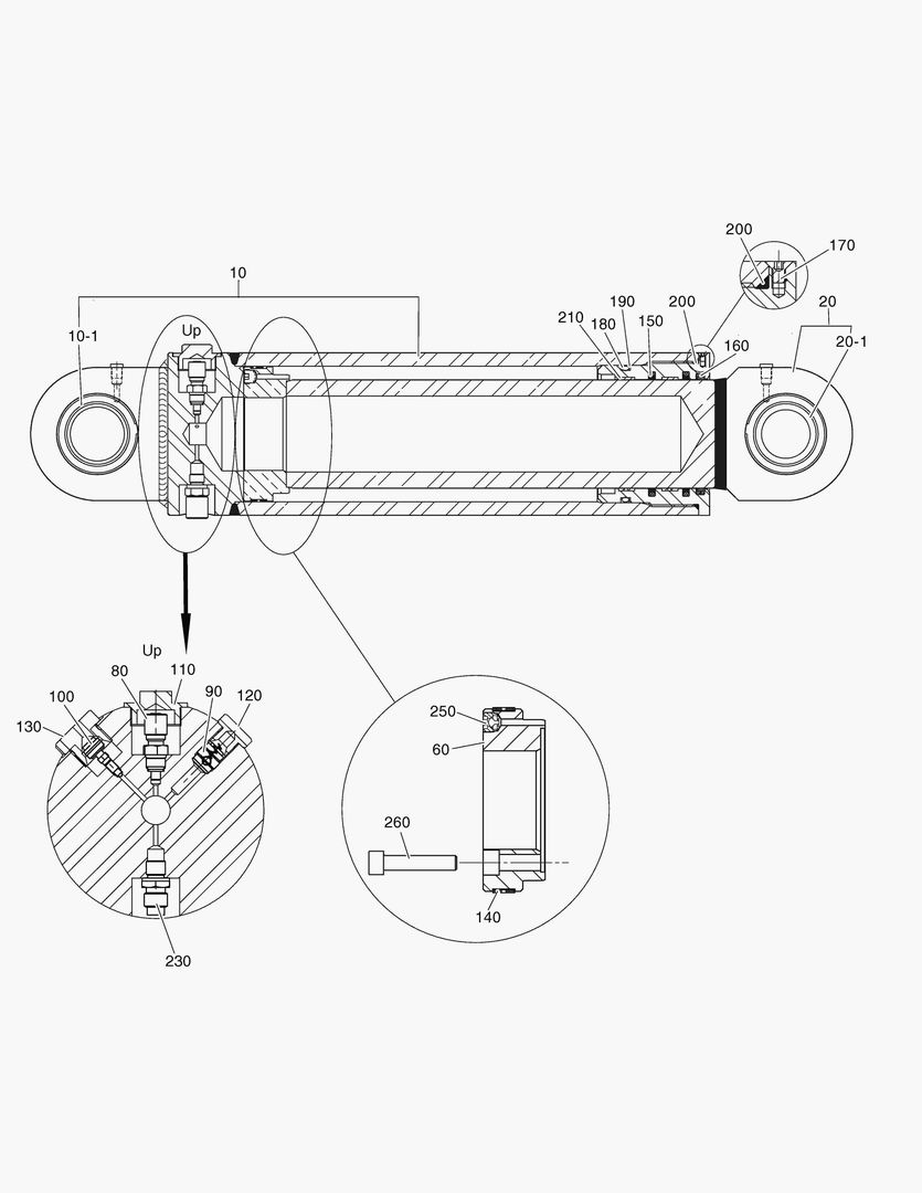 G250-71 SUSPENSION CYLINDER [8X1098 ~]