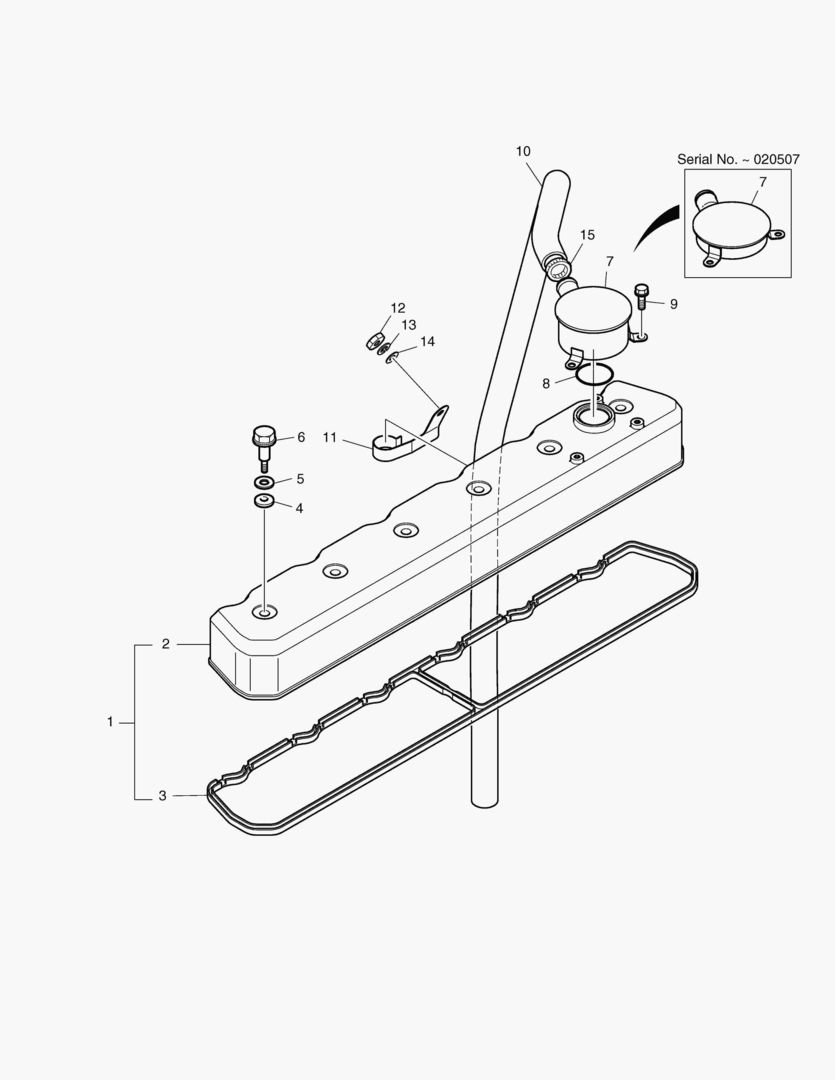 КРЫШКА ГОЛОВКИ ЦИЛИНДРА