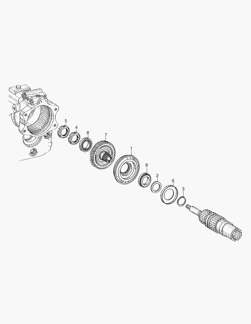6895 SPUR GEAR - TRANSMISSION(2HL70) [366~]