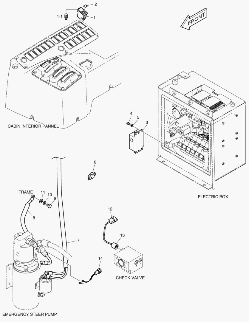 АВАРИЙНОЕ РУЛЕВОЕ УПРАВЛЕНИЕ-ЭЛЕКТРИКА