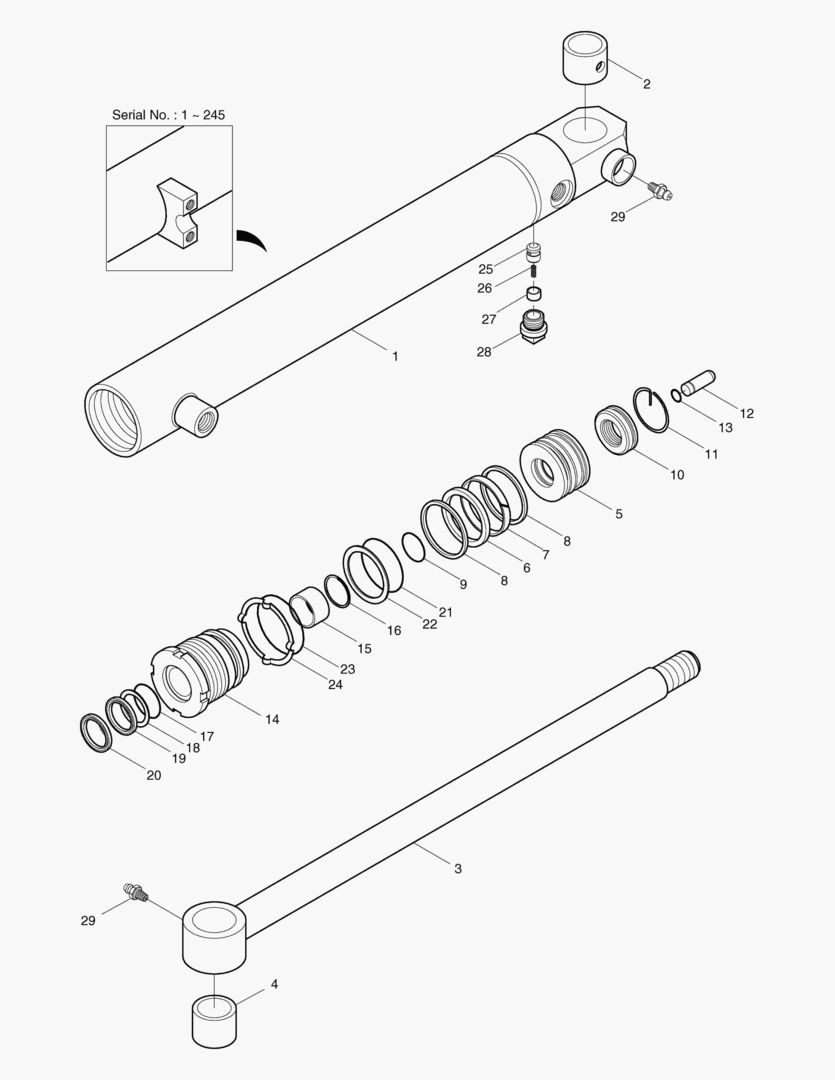 РУЛЕВОЙ ЦИЛИНДР В СБОРЕ