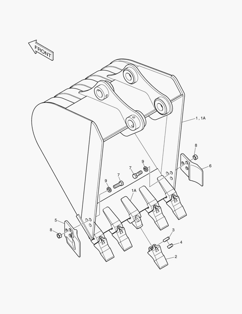 6210 BUCKET - 0.21mВі