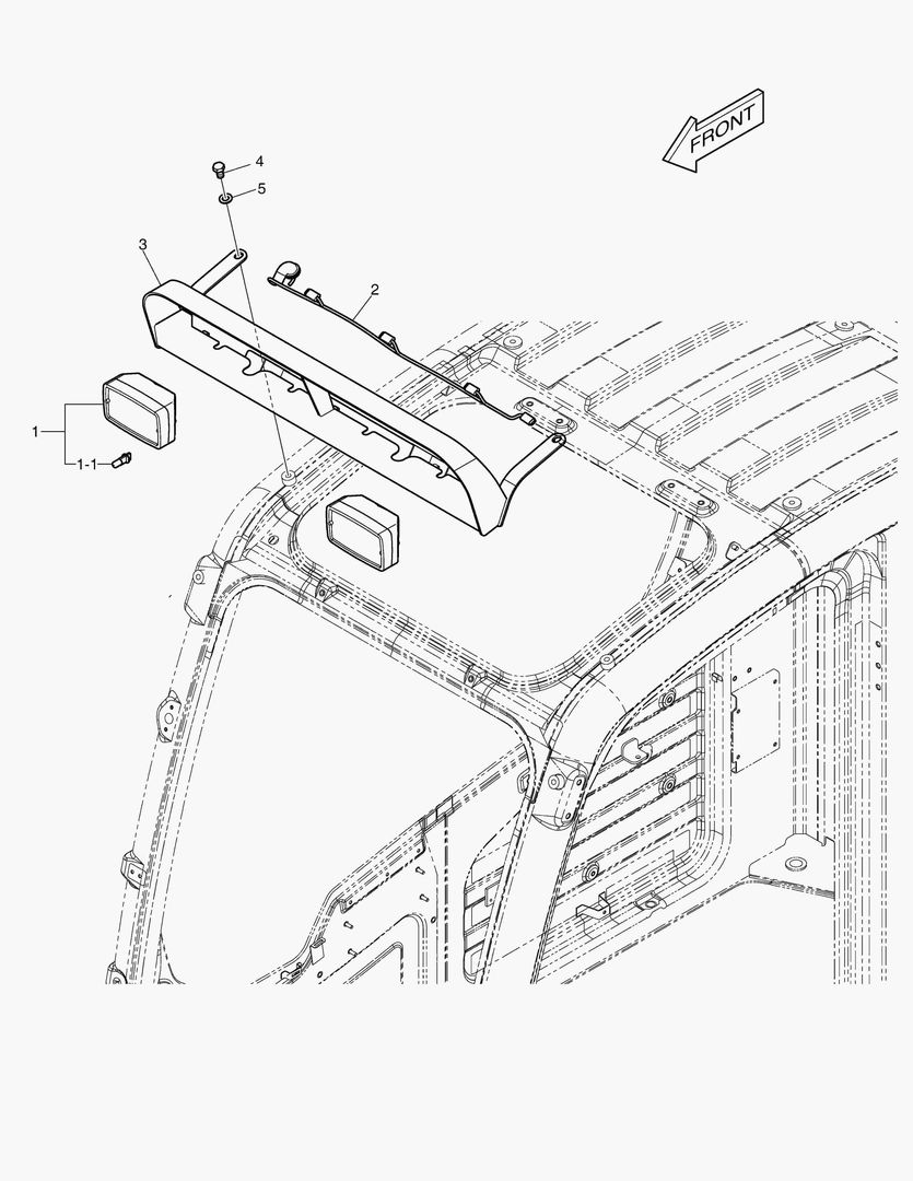 1800 ELECTRIC PARTS - 2 WORKING LAMP
