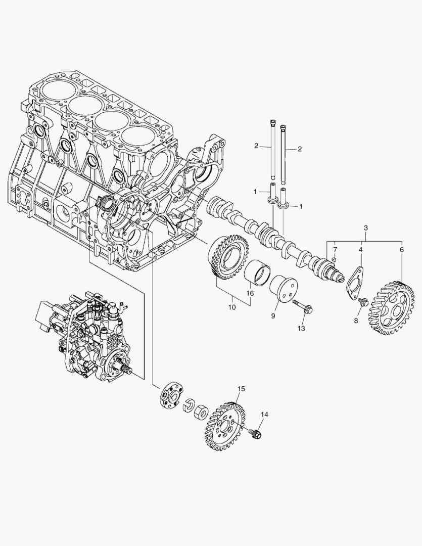 017 CAMSHAFT & DRIVING GEAR