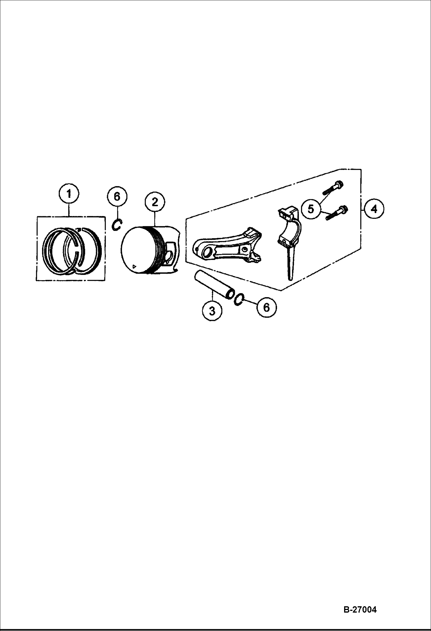 ДВИГАТЕЛЬ (ПОРШЕНЬ В СБОРЕ) BC15