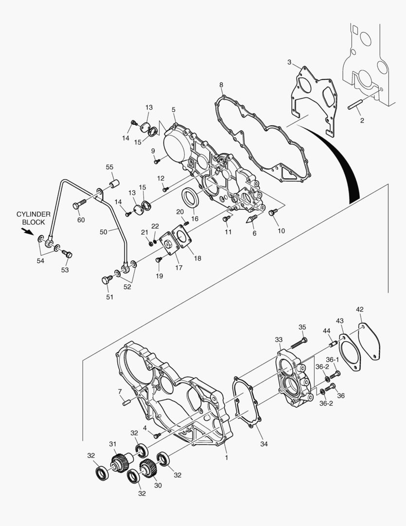 КАРТЕР РАСПРЕДЕЛИТЕЛЬНЫХ ШЕСТЕРЕН