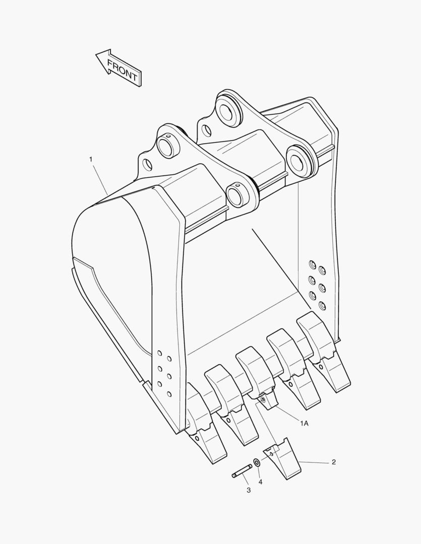 Спецтехника 6180 BUCKET-1.7гЋҐ-H.D TYPE