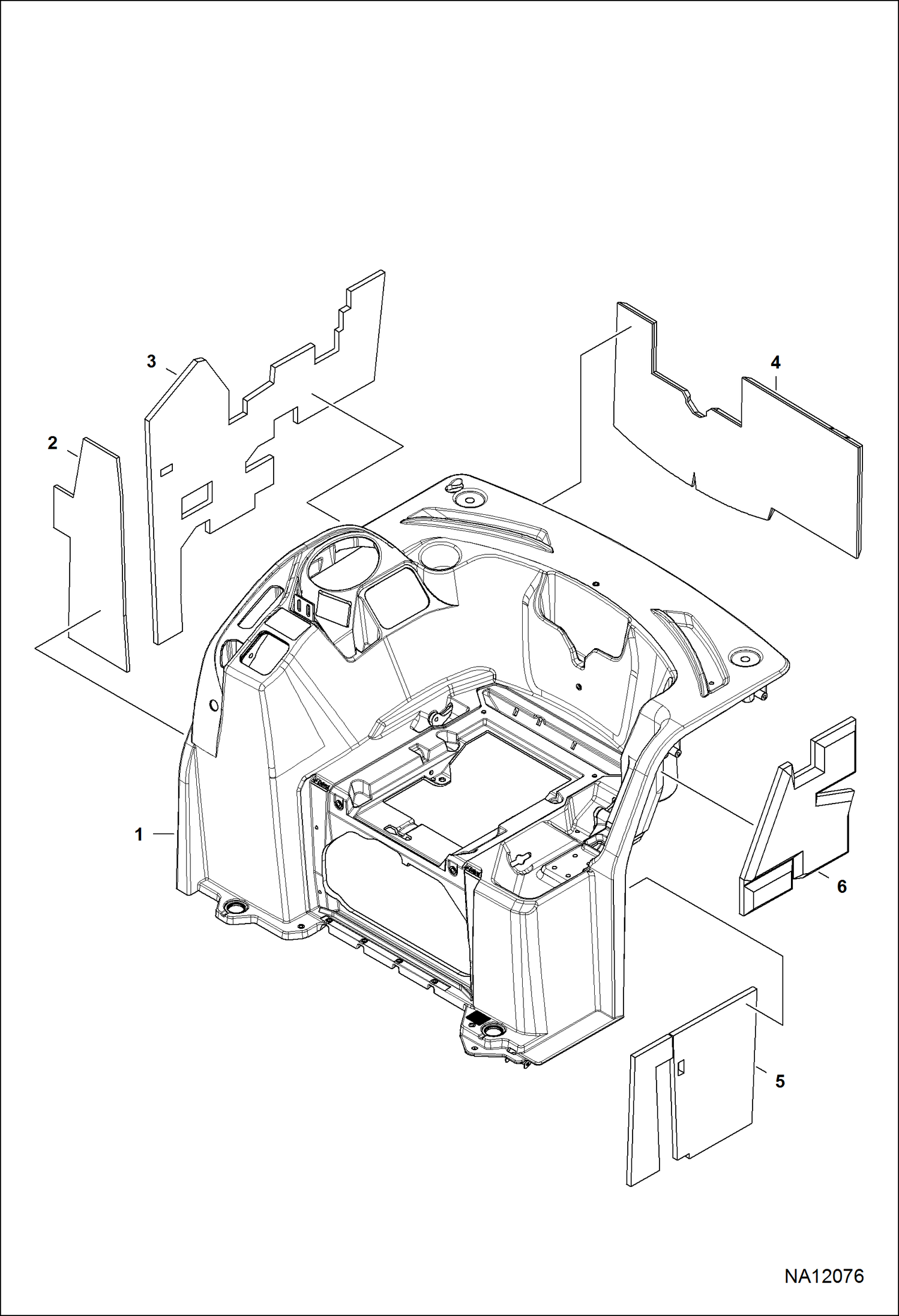 КАБИНА ВОДИТЕЛЯ (ИЗОЛЯЦИЯ ПАНЕЛИ ДВИГАТЕЛЯ)