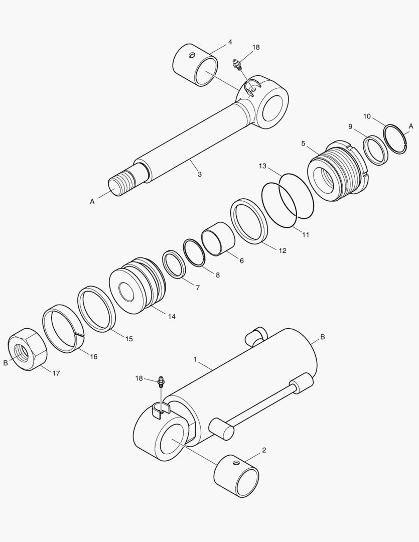 4310 DOZER CYLINDER [50001~50569]