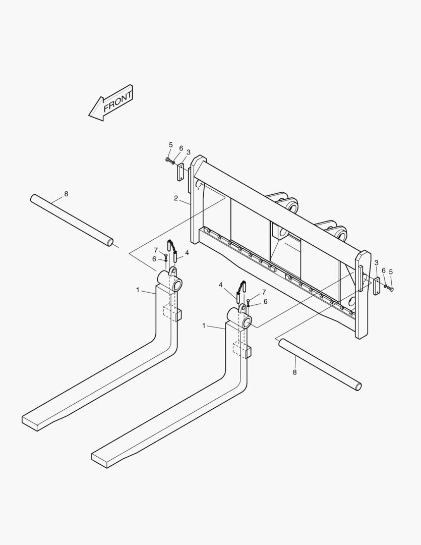 2190 PALLET FORK ASS`Y [1021~]