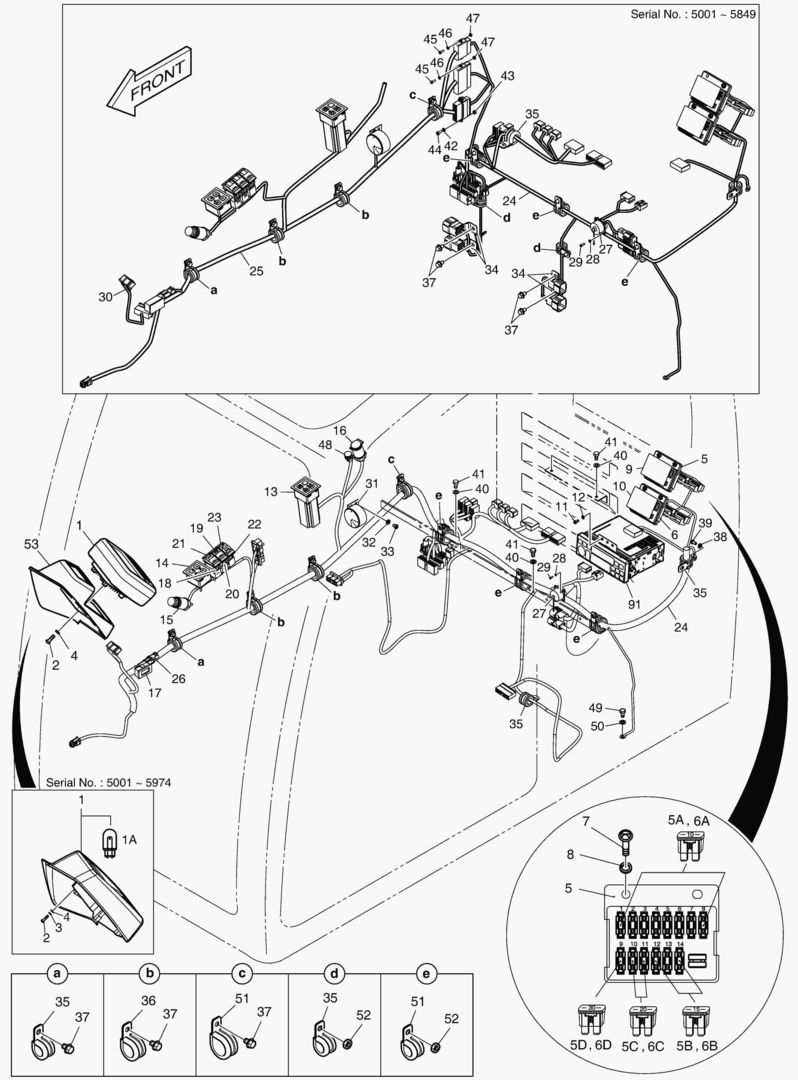 1670 ELECTRIC PARTS - CABIN [5001~6116]
